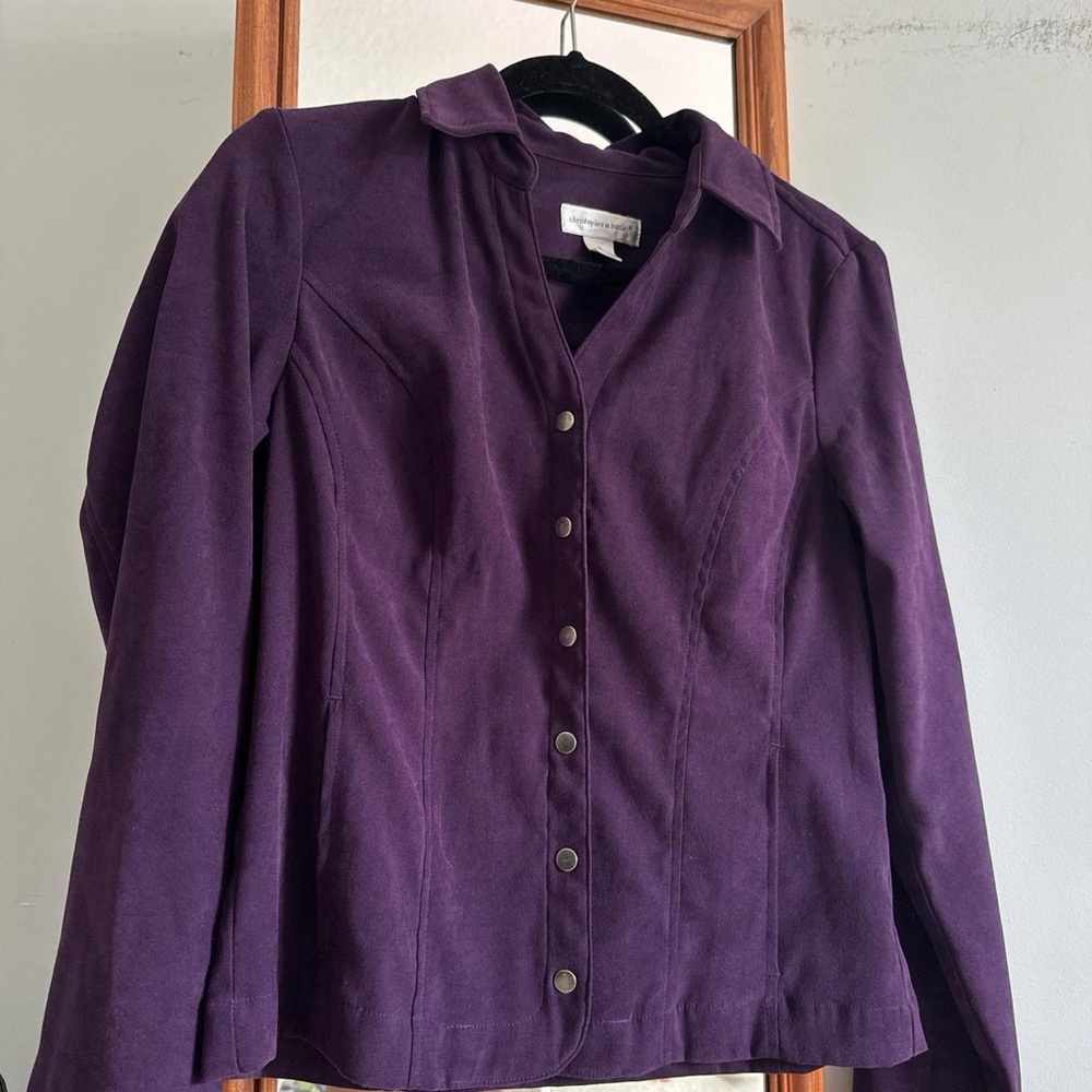 Christopher & Banks Purple Blazer